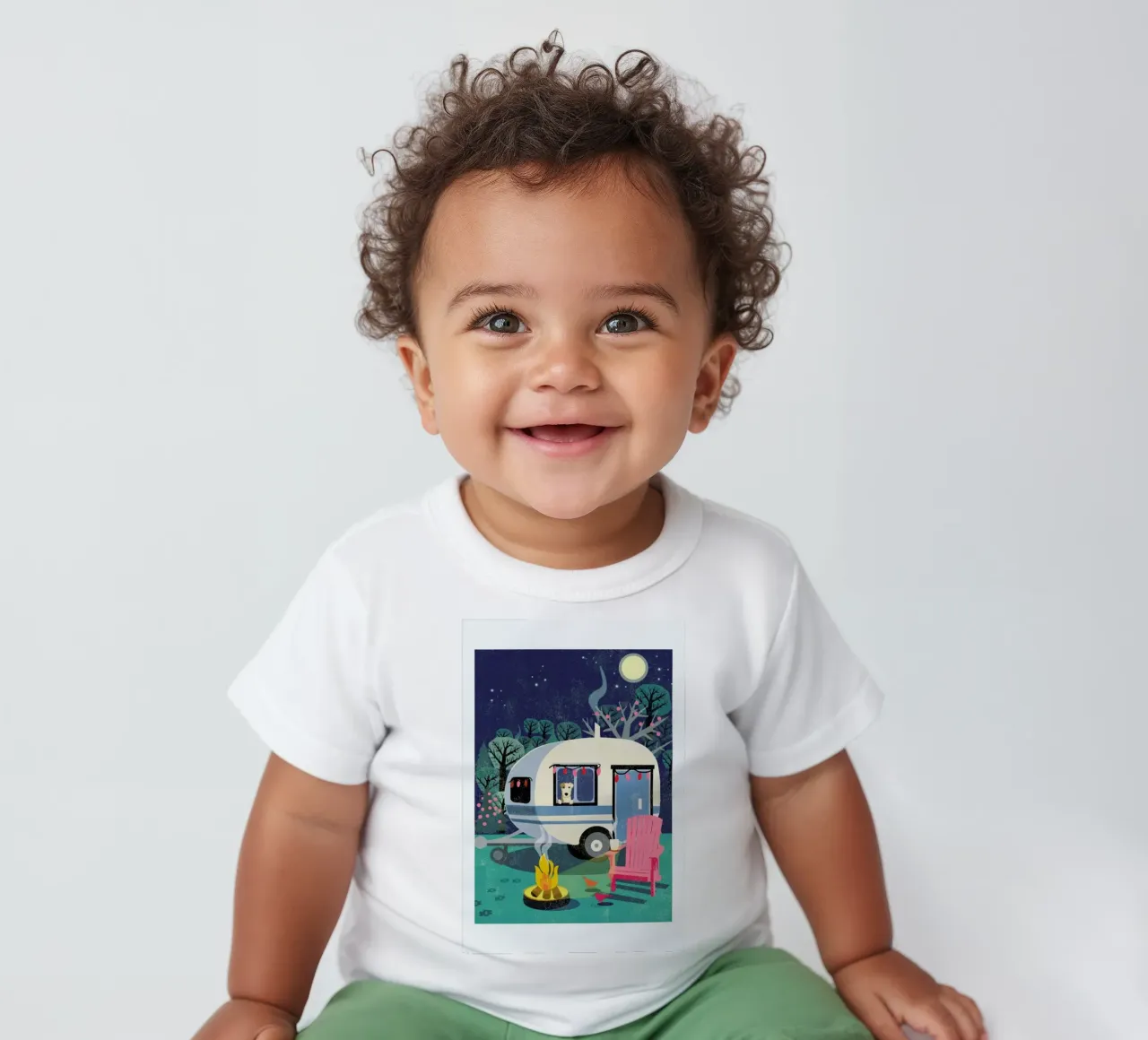 Caravan baby t-shirt by Rocket68