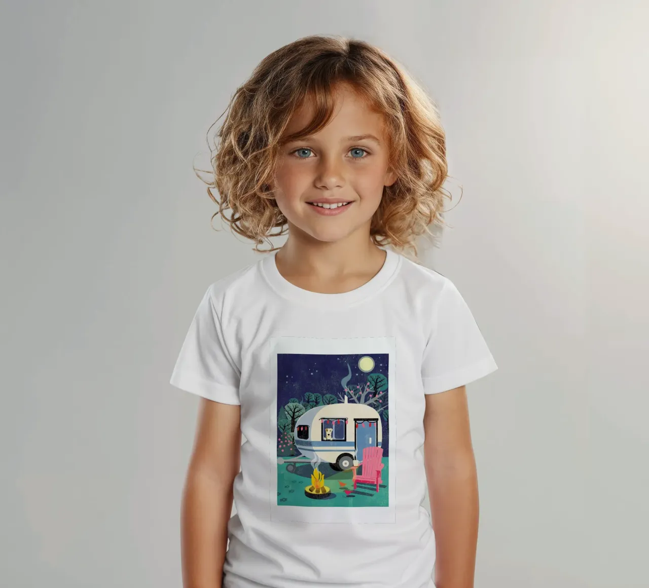 Caravan t-shirt bambini da Rocket68
