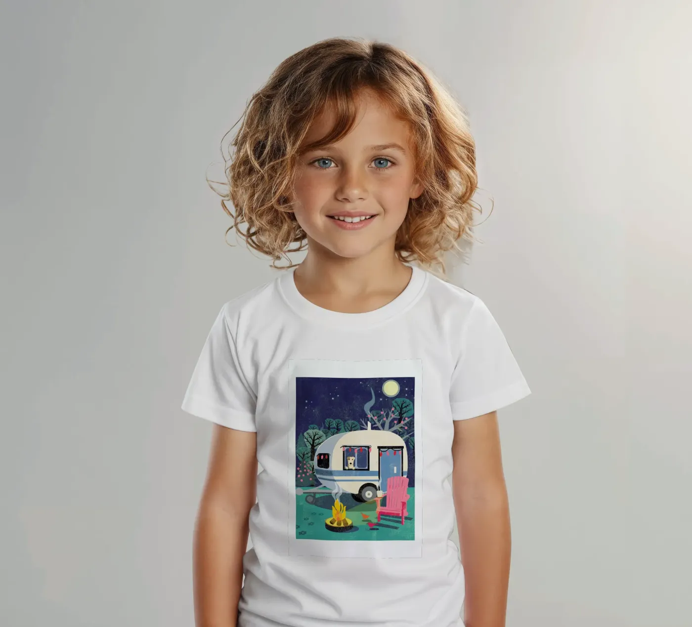 Caravan t-shirt bambini da Rocket68