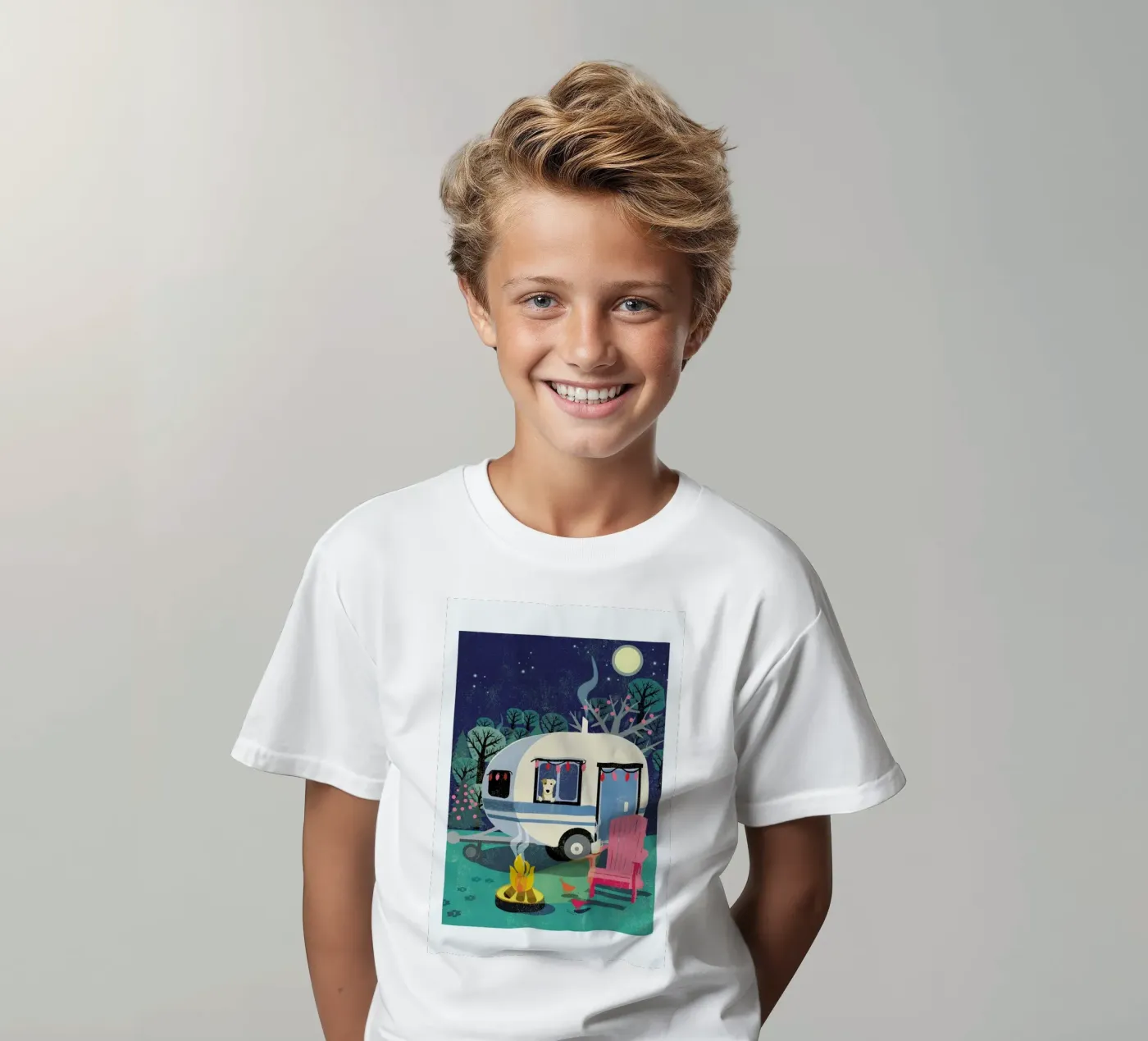 Caravan t-shirt bambini da Rocket68