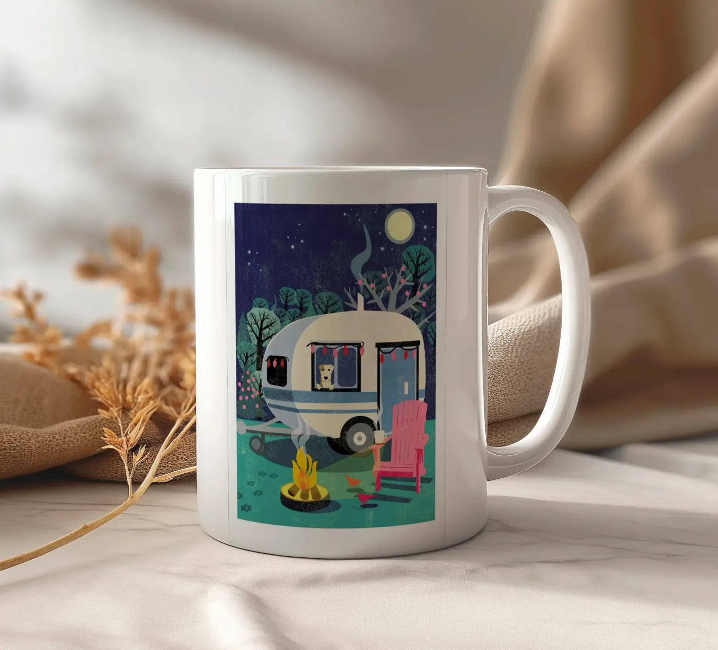 Caravan ceramic mug by Rocket68
