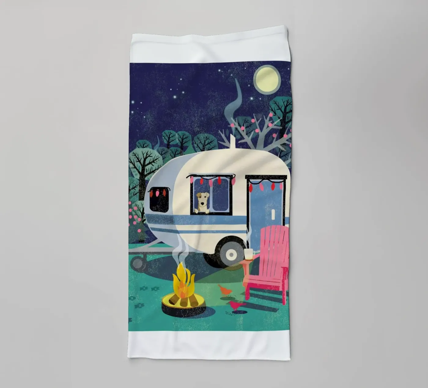Caravan badhanddoek van Rocket68
