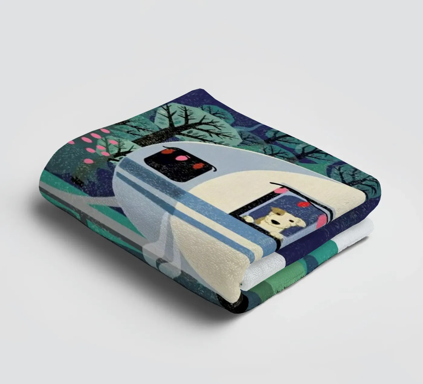 Caravan badhanddoek van Rocket68