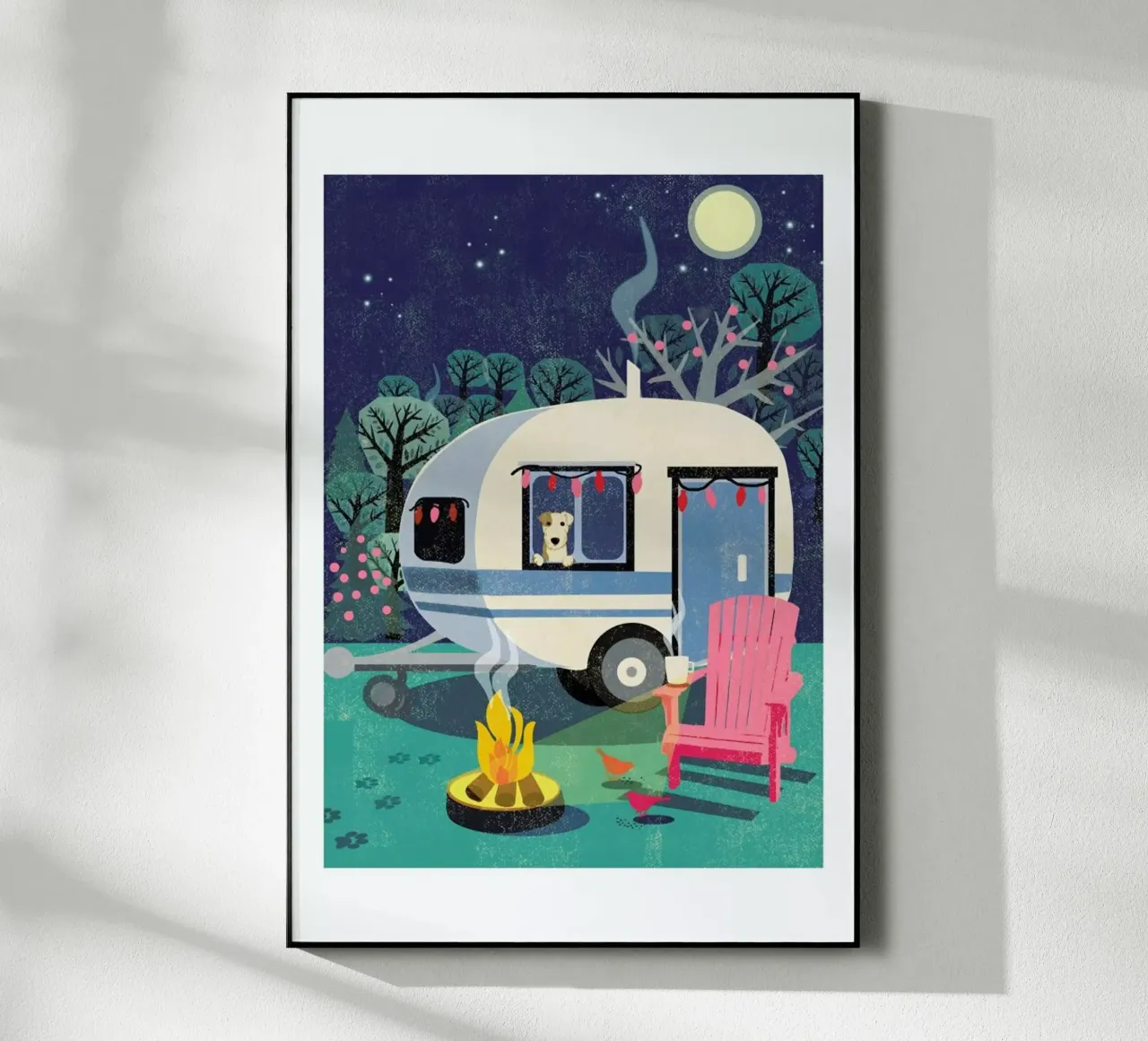 Caravan acrylic glass by Rocket68