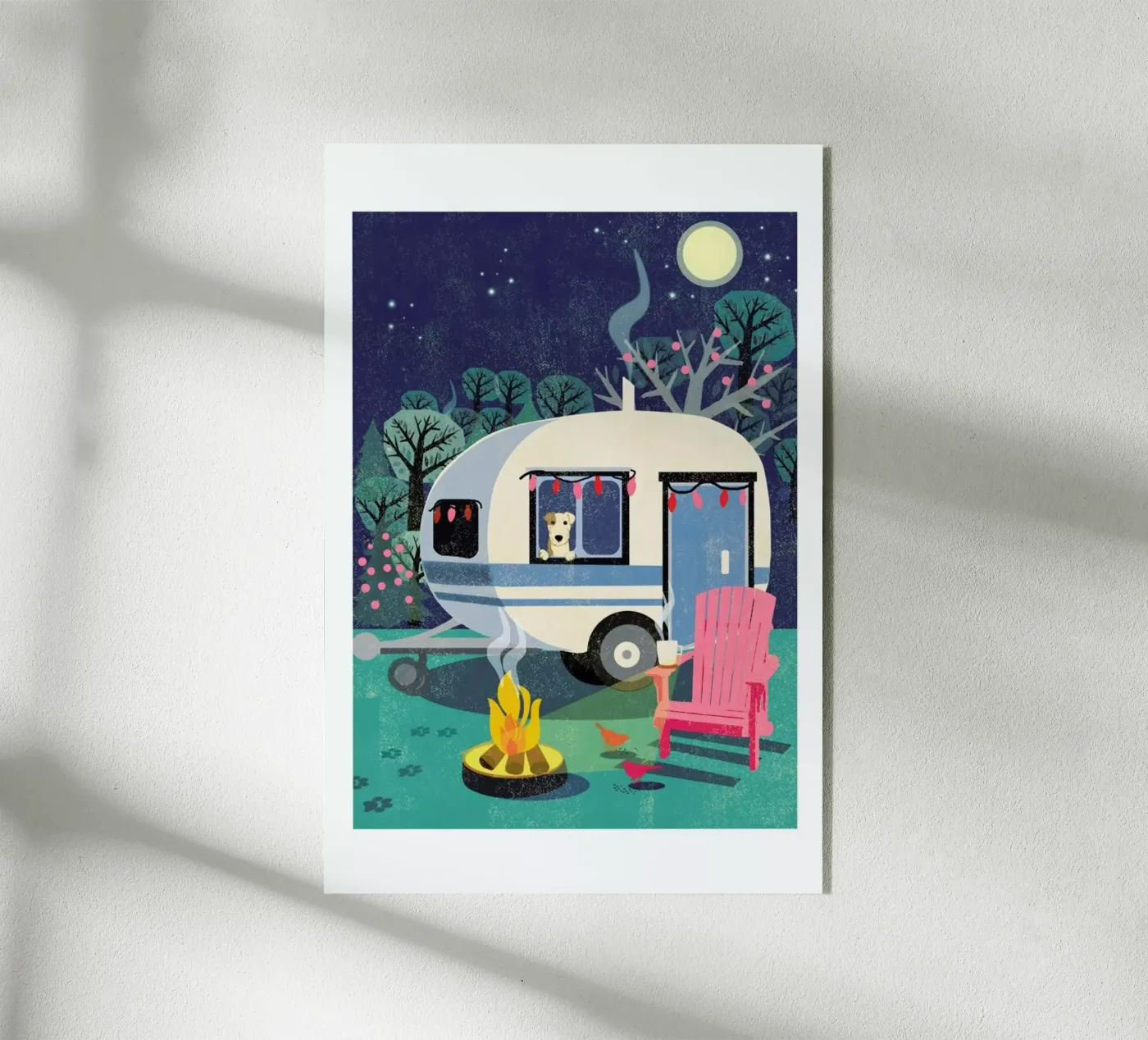 Caravan acrylic glass by Rocket68
