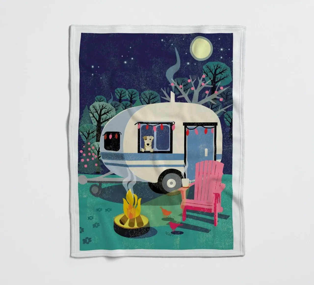 Caravan Fleecedecke von Rocket68