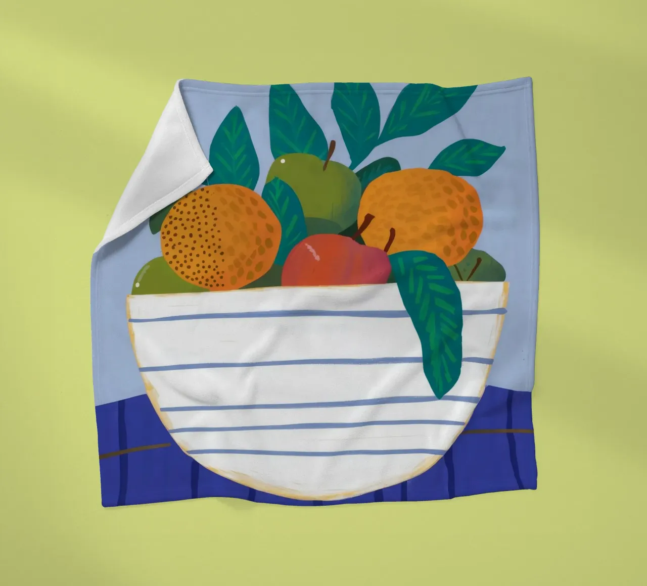 Fruttiera a scacchiera coperta in pile da Moonlite Desire