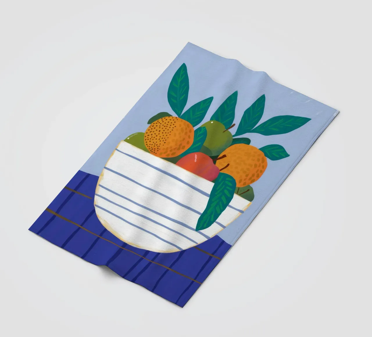 Fruttiera a scacchiera coperta in pile da Moonlite Desire