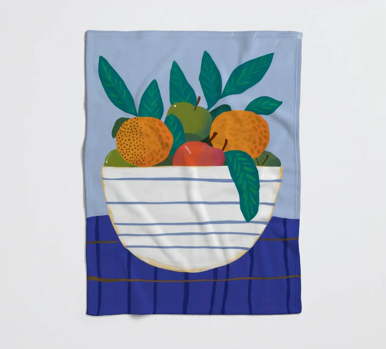 Fruttiera a scacchiera coperta in pile da Moonlite Desire