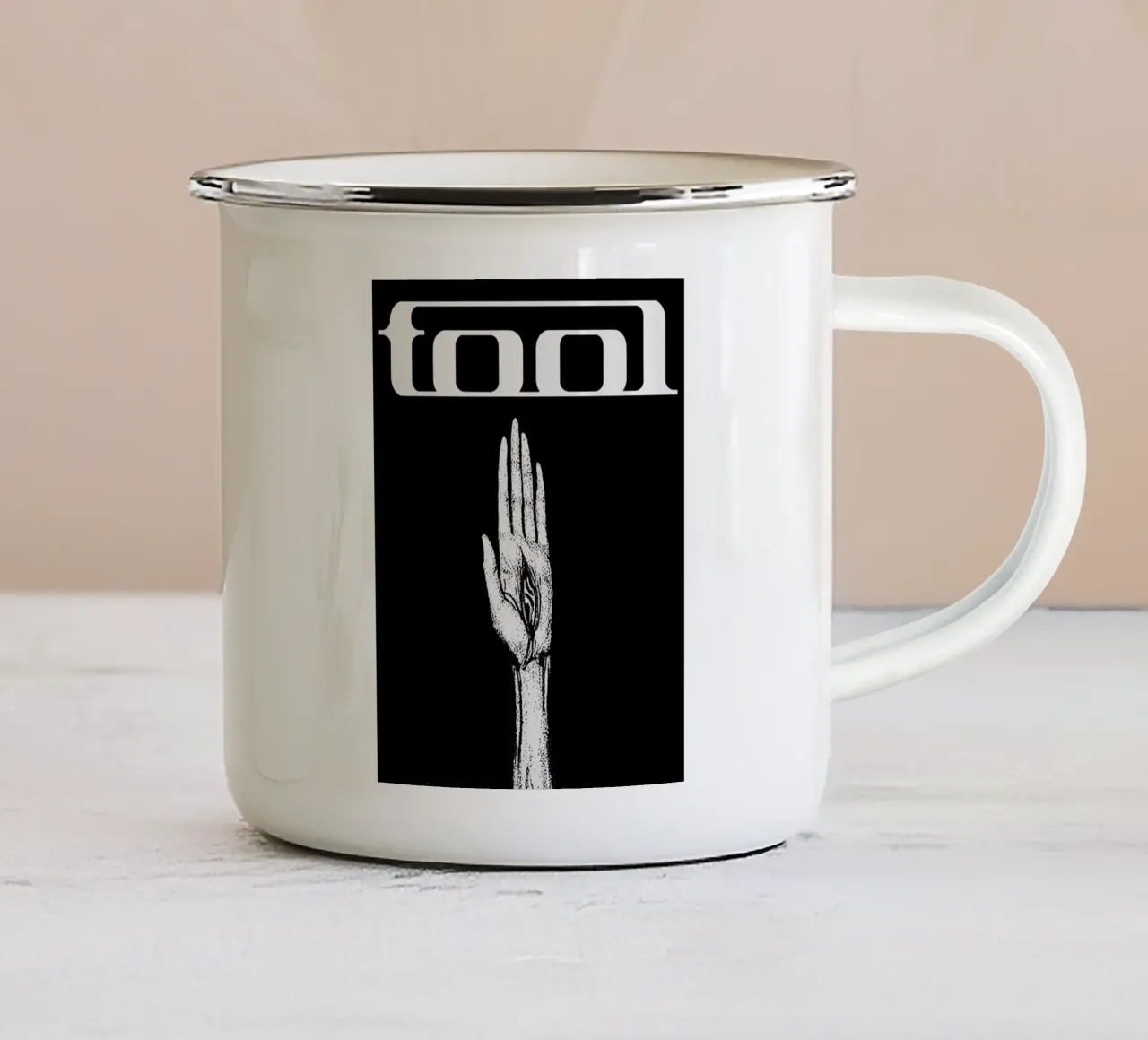 tool band art tazza in smalto da vanhesling