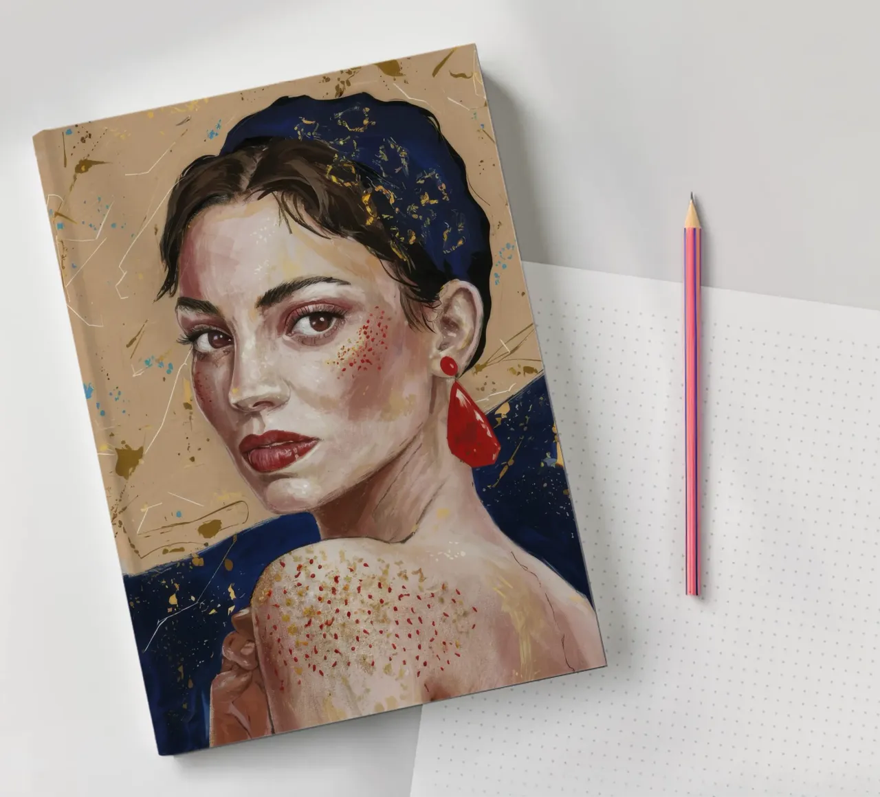 Gilded Scar Profile notebook by Vivid Reverie