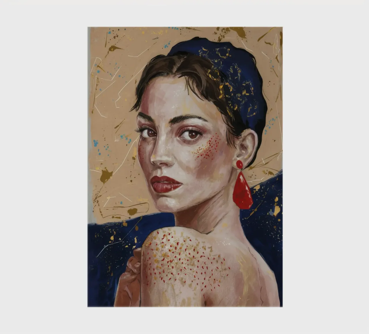 Gilded Scar Profile notebook by Vivid Reverie