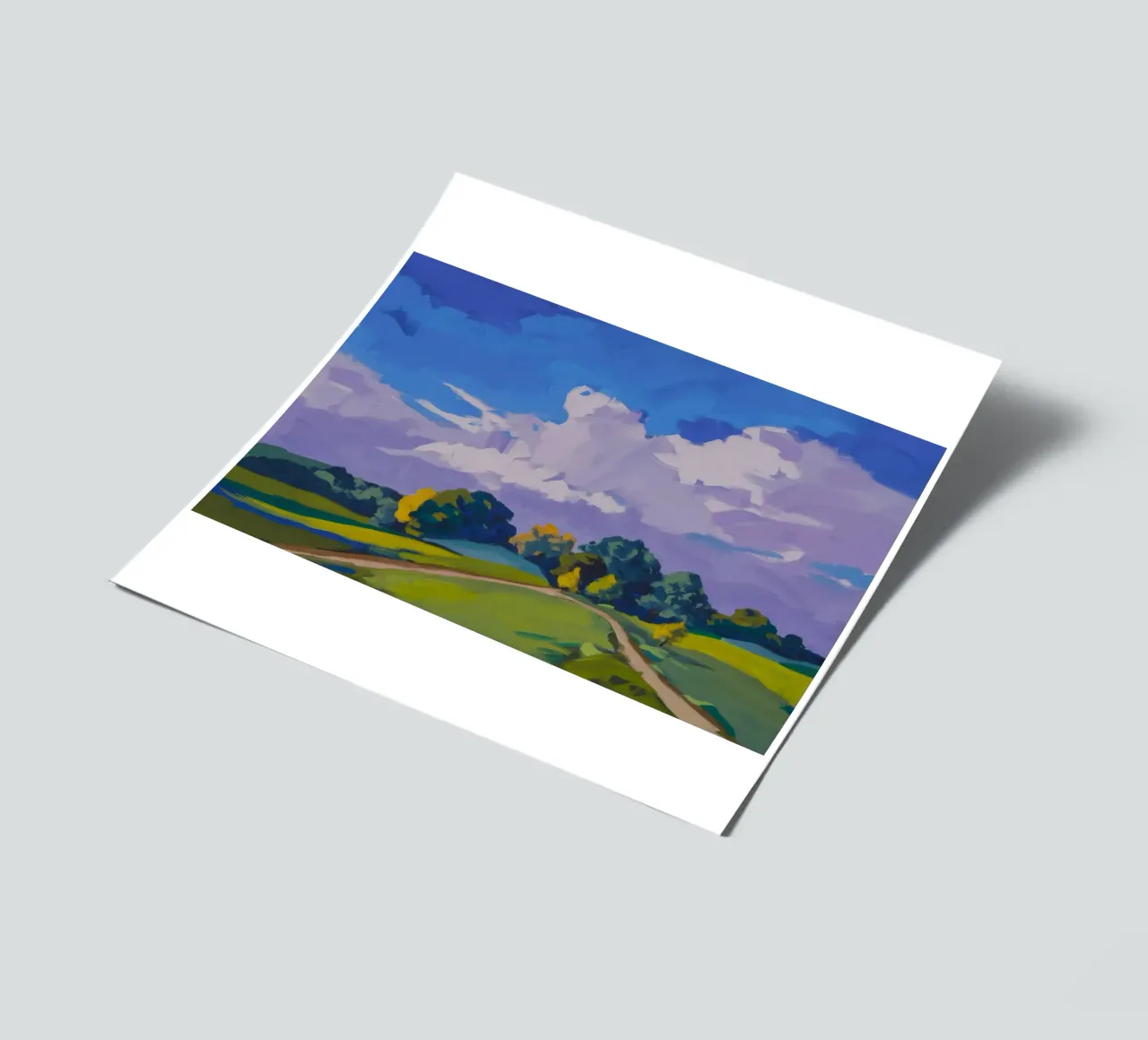 Cloud Drama Fields sticker sheet by Radiance Landscape
