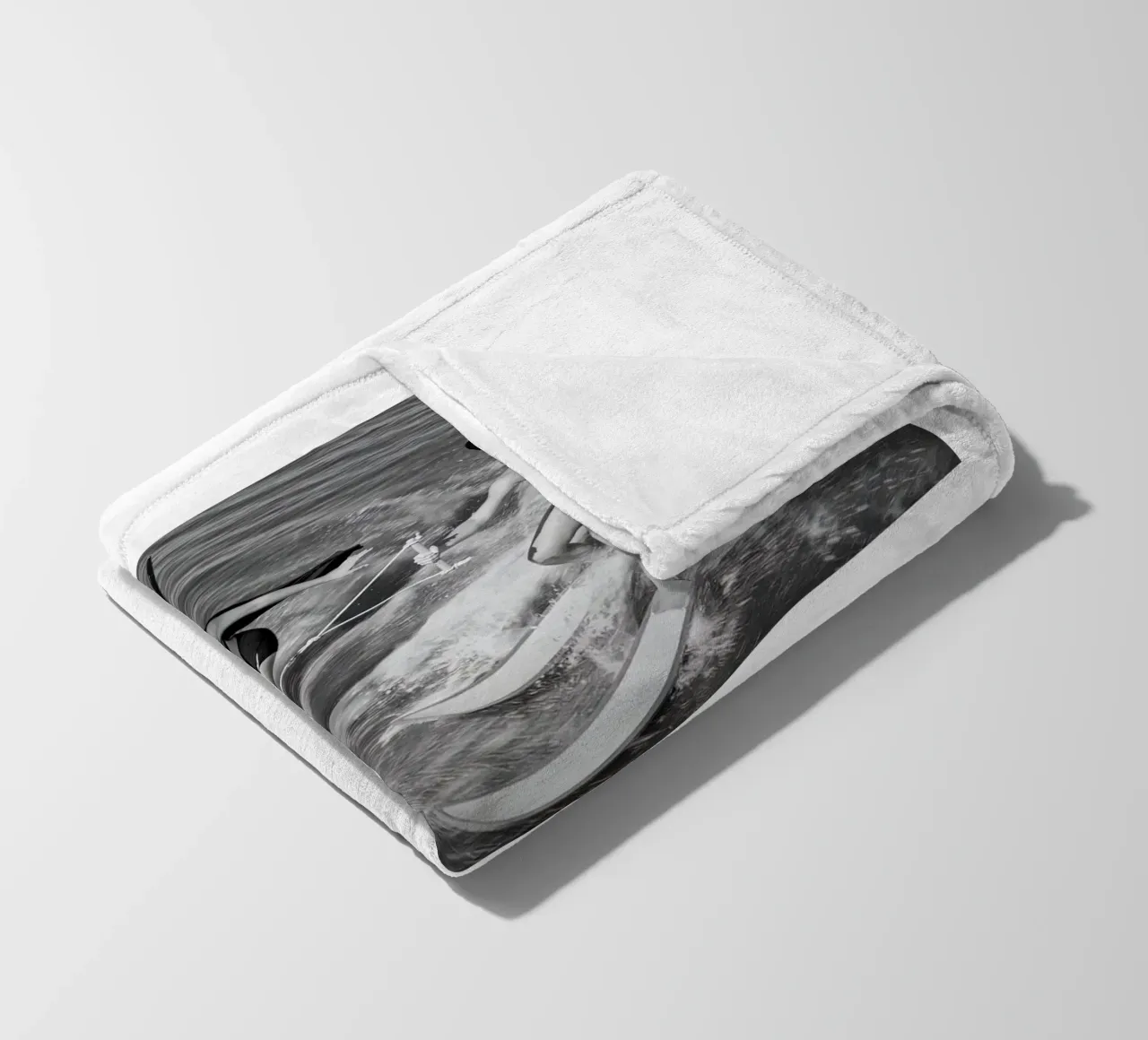 Streghe dello sci nautico coperta in pile da Black And White