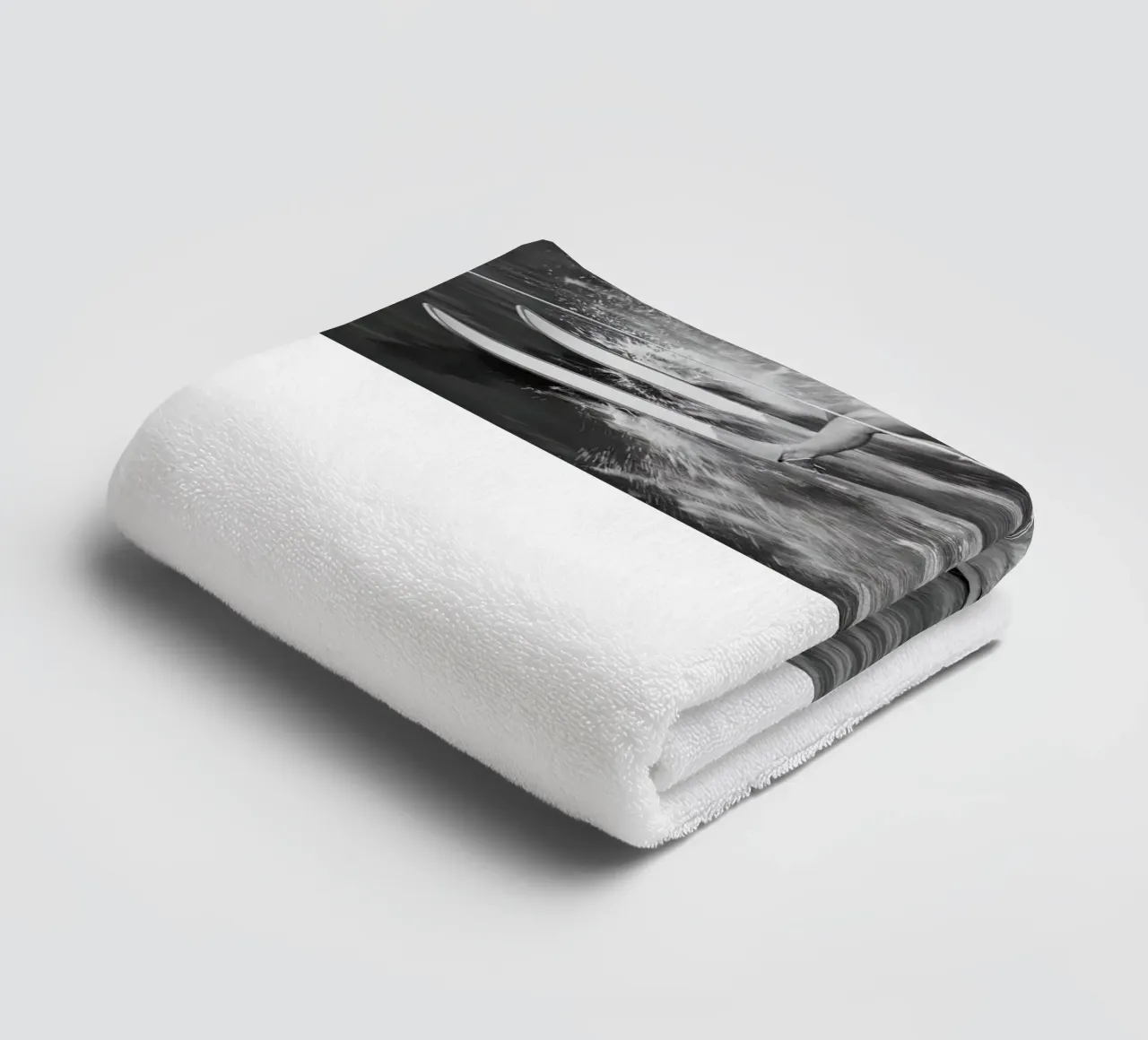 Streghe dello sci nautico asciugamano da bagno da Black And White