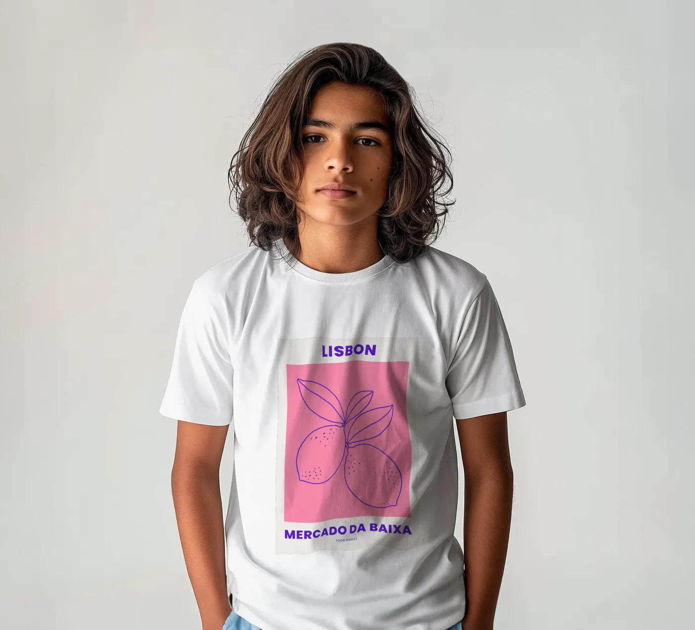 Lisbon t-shirt bambini da Pure