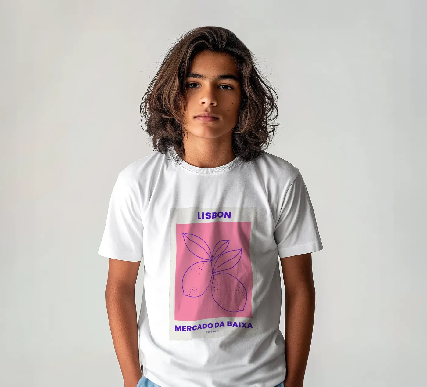 Lisbon t-shirt bambini da Pure