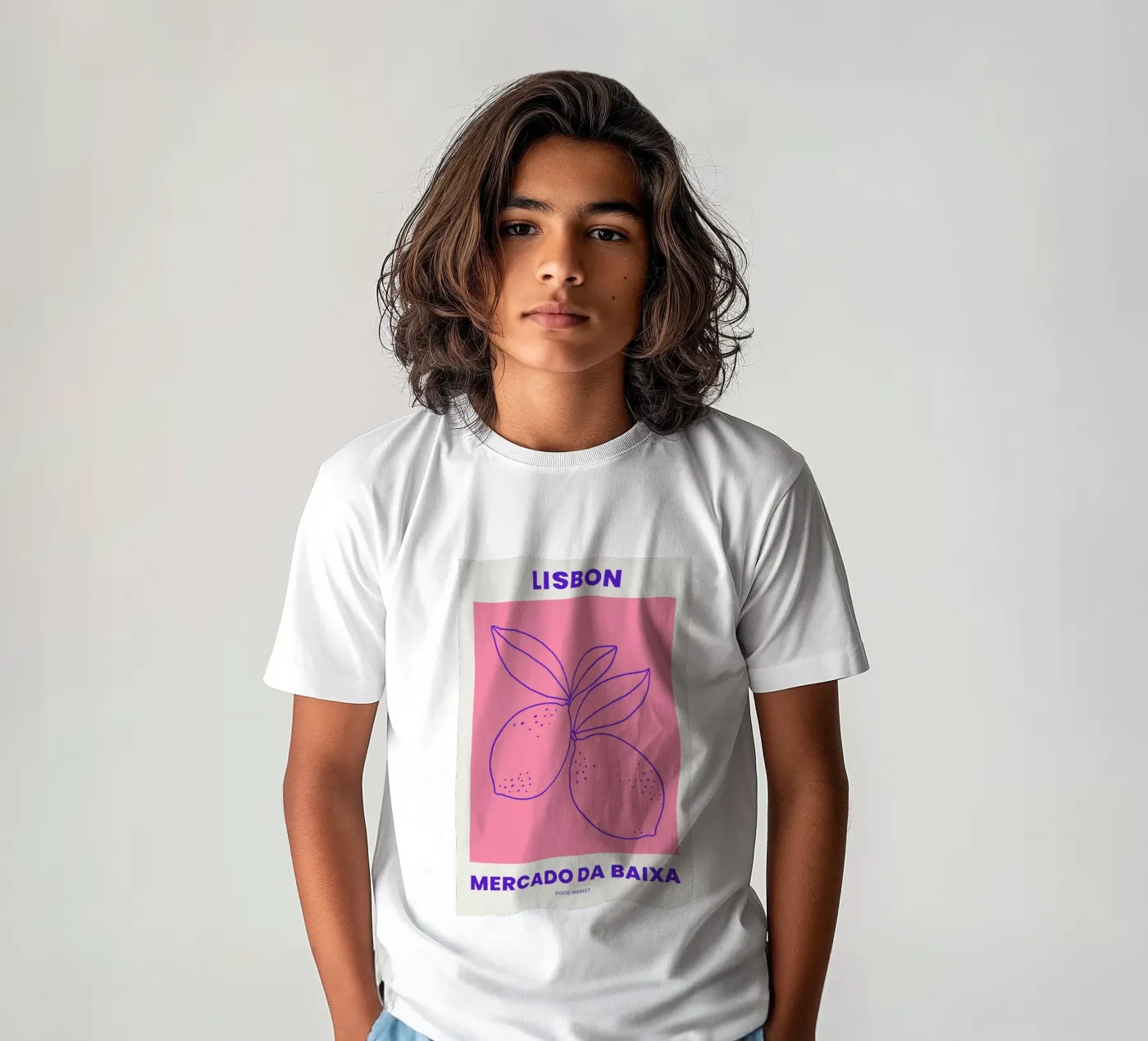 Lisbon t-shirt bambini da Pure