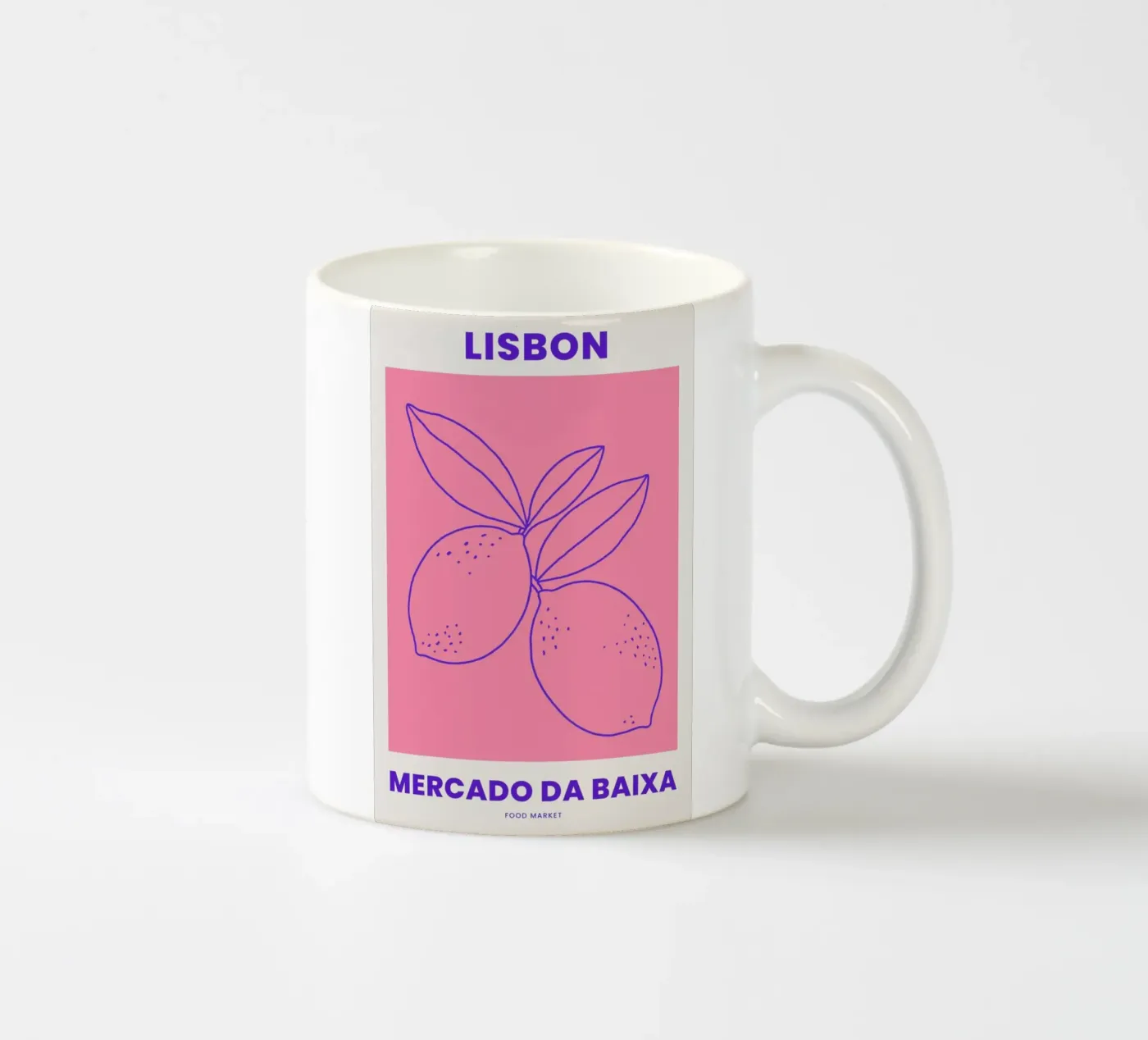 Lisbon ceramic mug by Pure