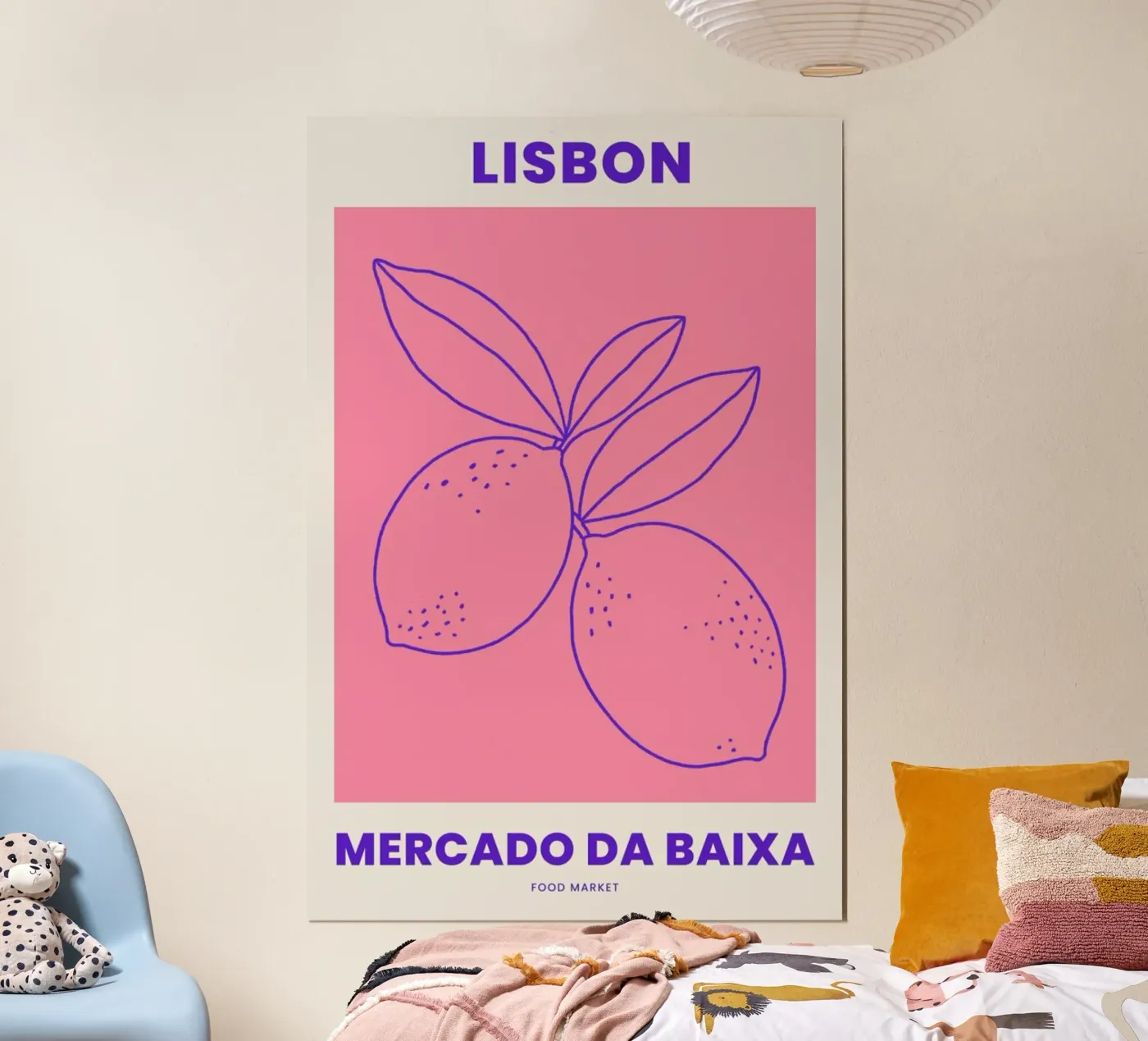 Lisbon poster van Pure