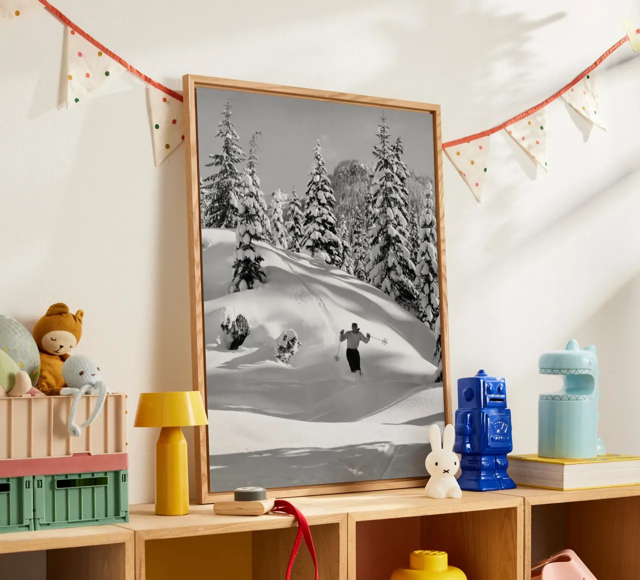 Sciatore sulla neve plexiglass da Greatest Figure