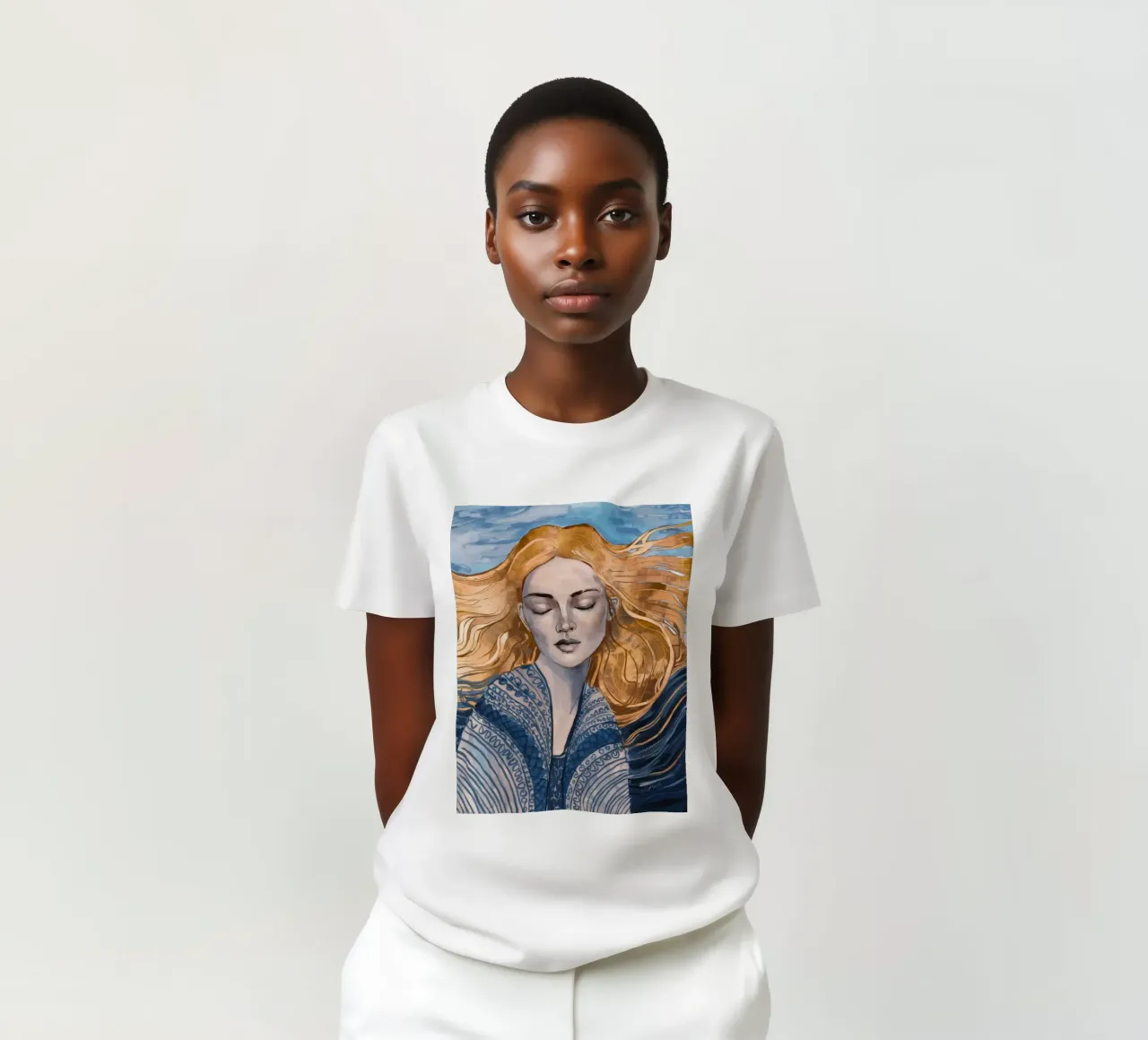 Riverbero con lacci d'argento t-shirt da Vivid Reverie