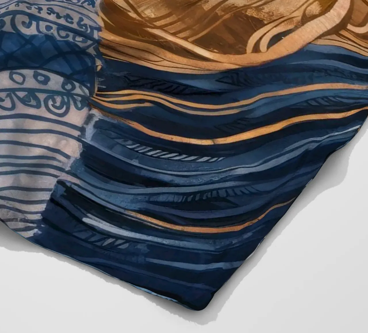 Riverbero con lacci d'argento coperta in pile da Vivid Reverie