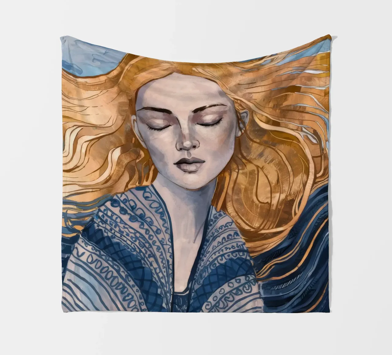 Riverbero con lacci d'argento coperta in pile da Vivid Reverie