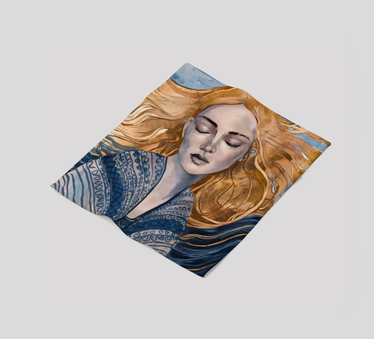 Riverbero con lacci d'argento coperta in pile da Vivid Reverie