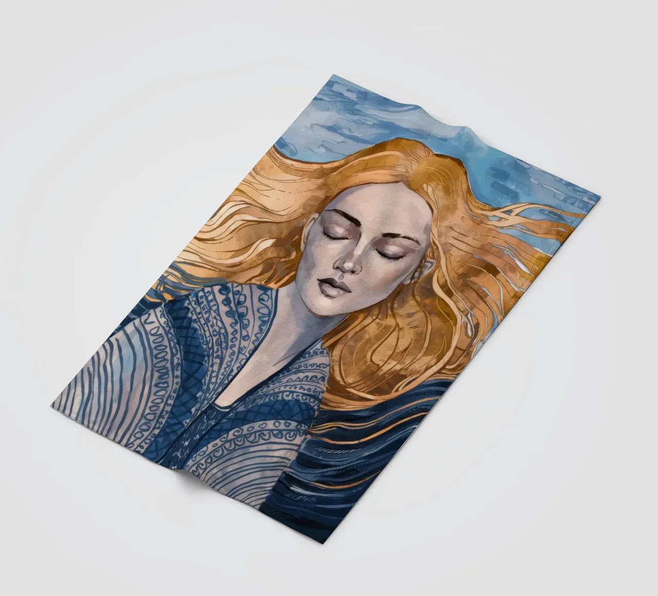 Riverbero con lacci d'argento coperta in pile da Vivid Reverie