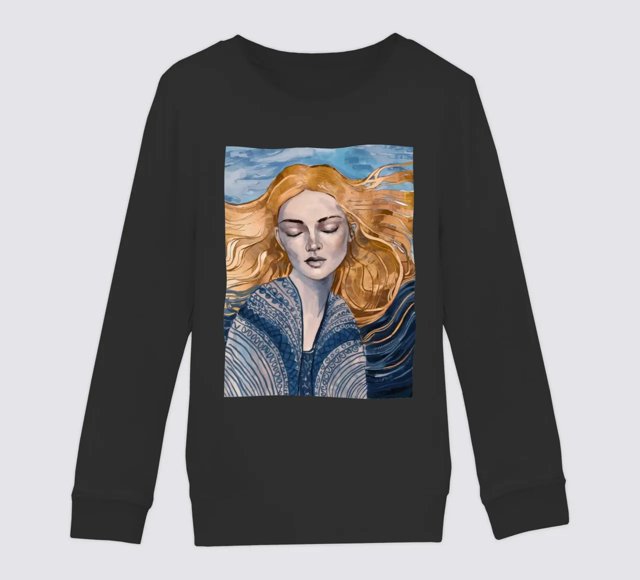 Riverbero con lacci d'argento felpa bambino da Vivid Reverie