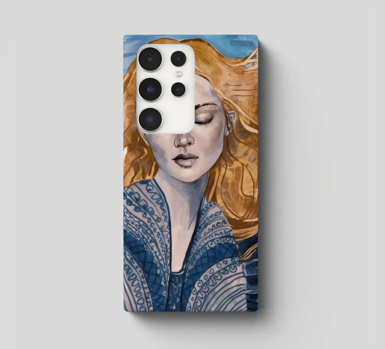 Riverbero con lacci d'argento cover samsung da Vivid Reverie