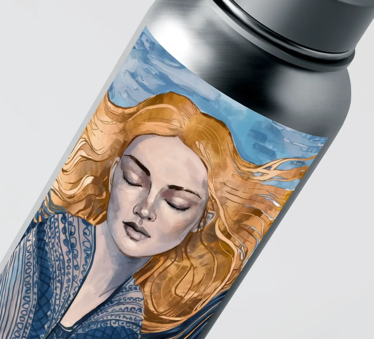 Riverbero con lacci d'argento adesivo da Vivid Reverie