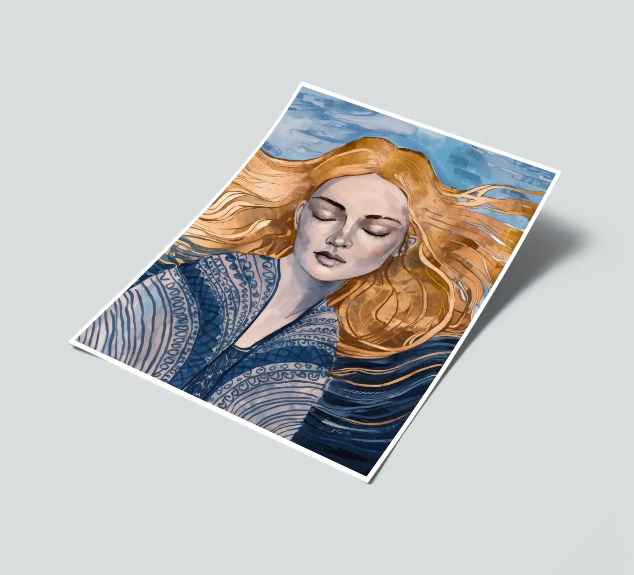 Riverbero con lacci d'argento foglio adesivo da Vivid Reverie