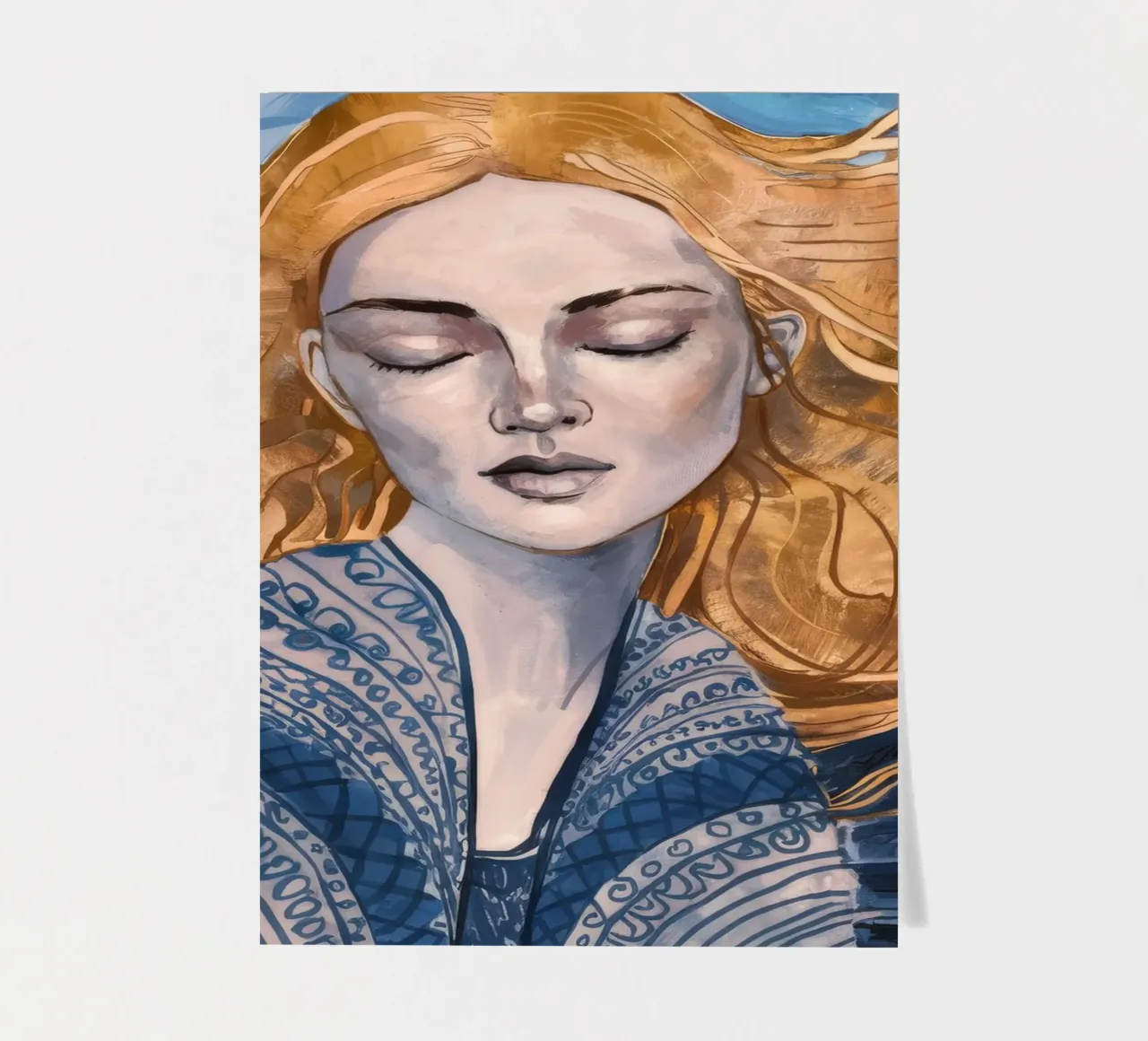 Riverbero con lacci d'argento foglio adesivo da Vivid Reverie