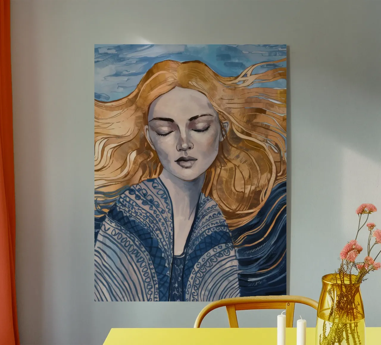 Riverbero con lacci d'argento plexiglass da Vivid Reverie