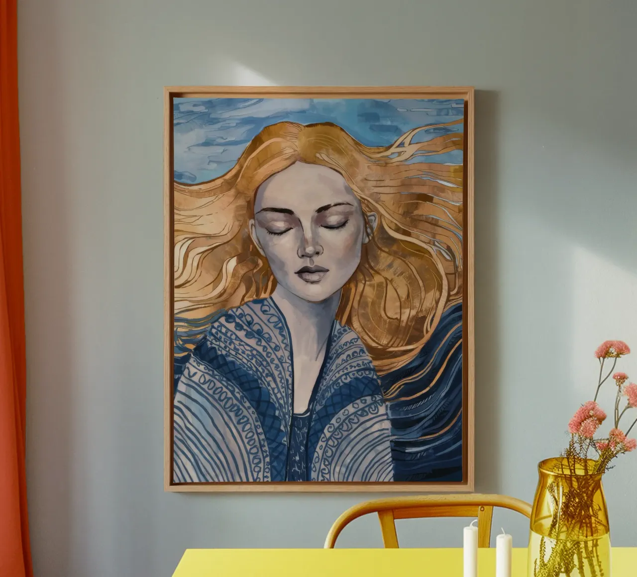 Riverbero con lacci d'argento tela da Vivid Reverie