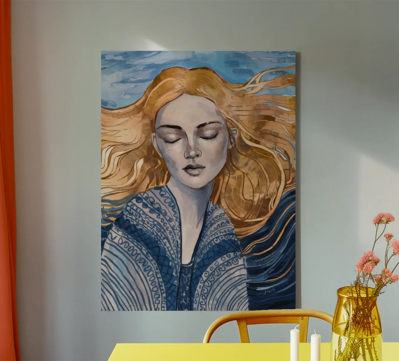 Riverbero con lacci d'argento tela da Vivid Reverie