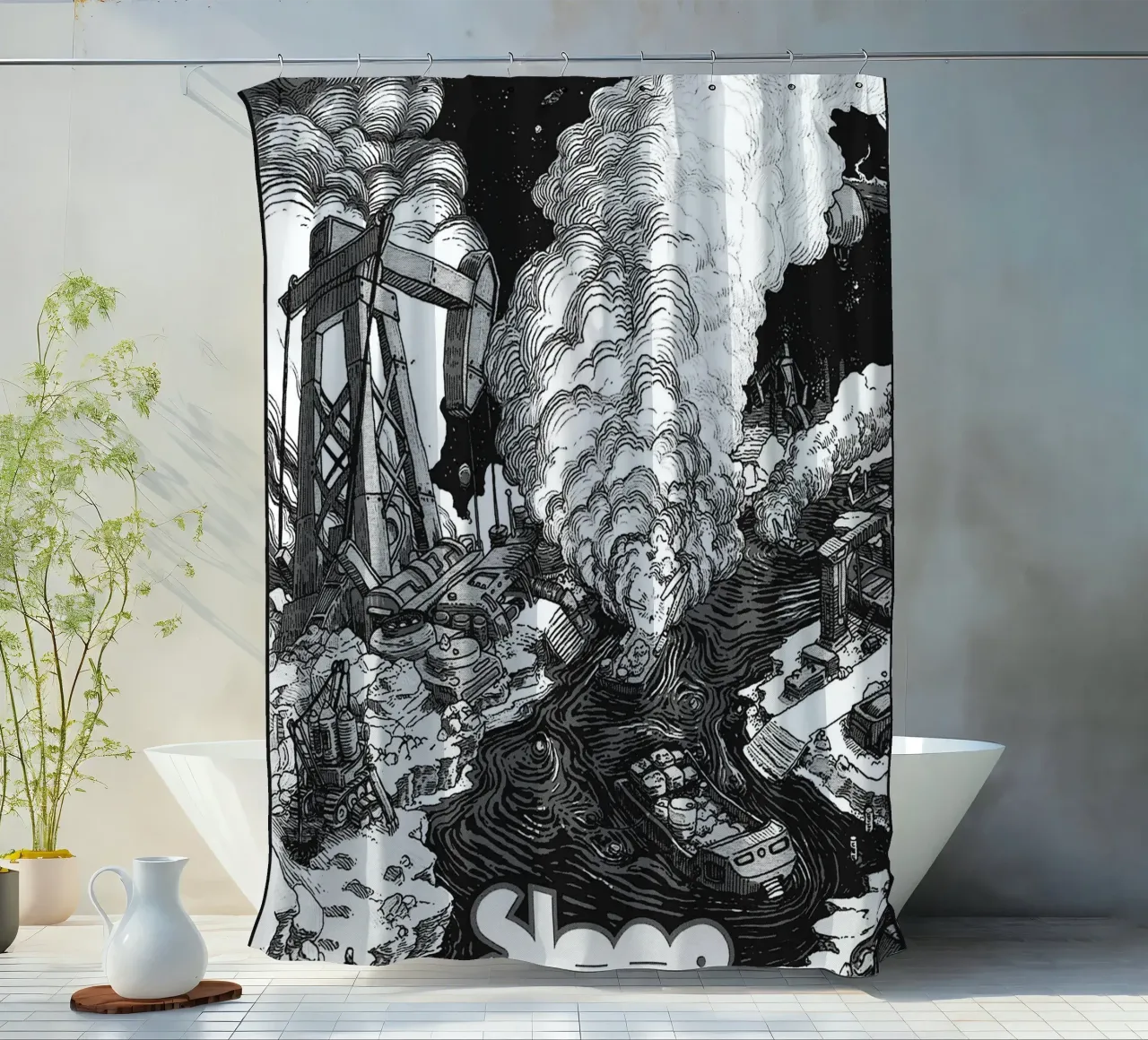 sloop poster tenda da doccia da vanhesling