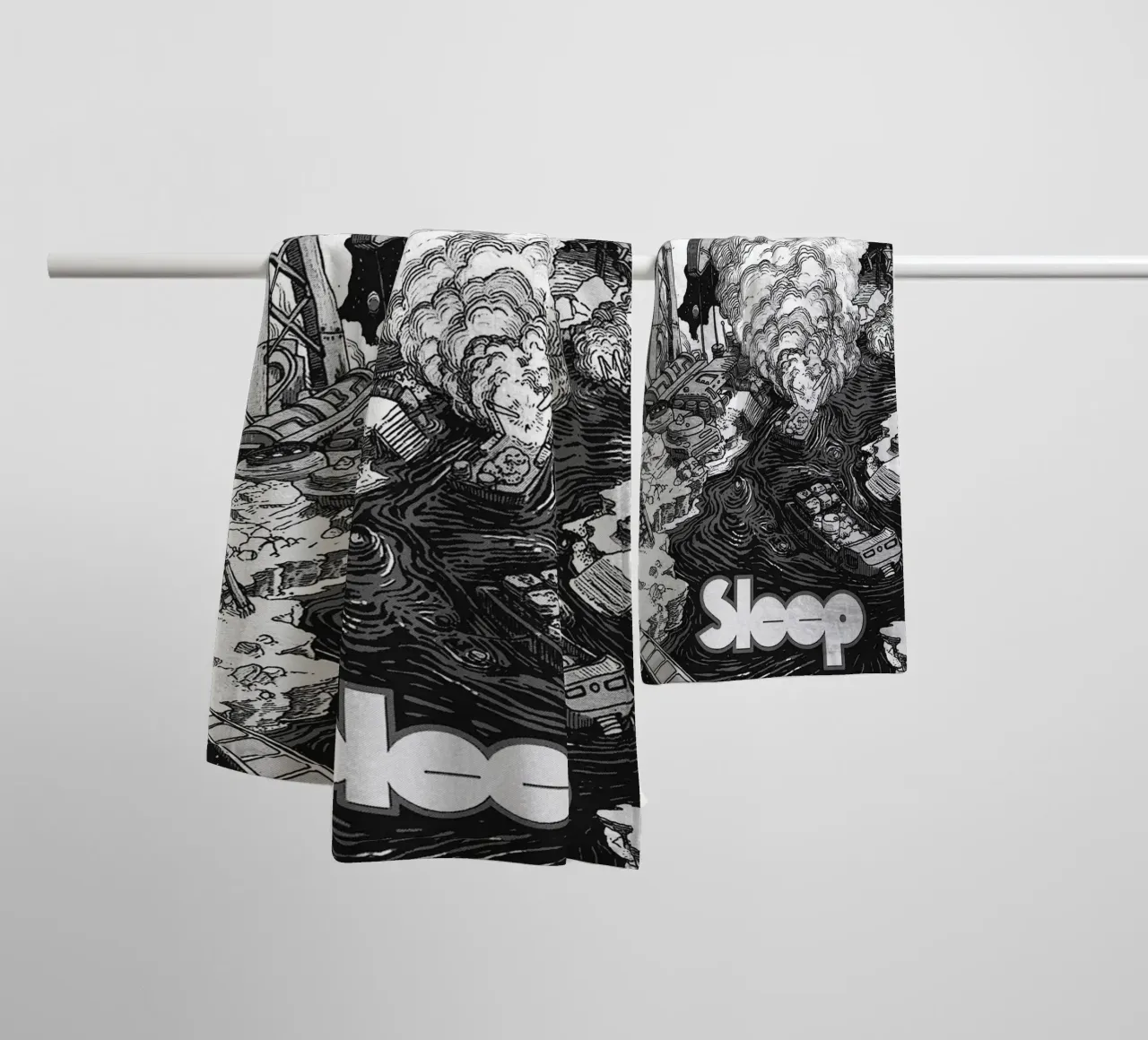sloop poster asciugamano da bagno da vanhesling