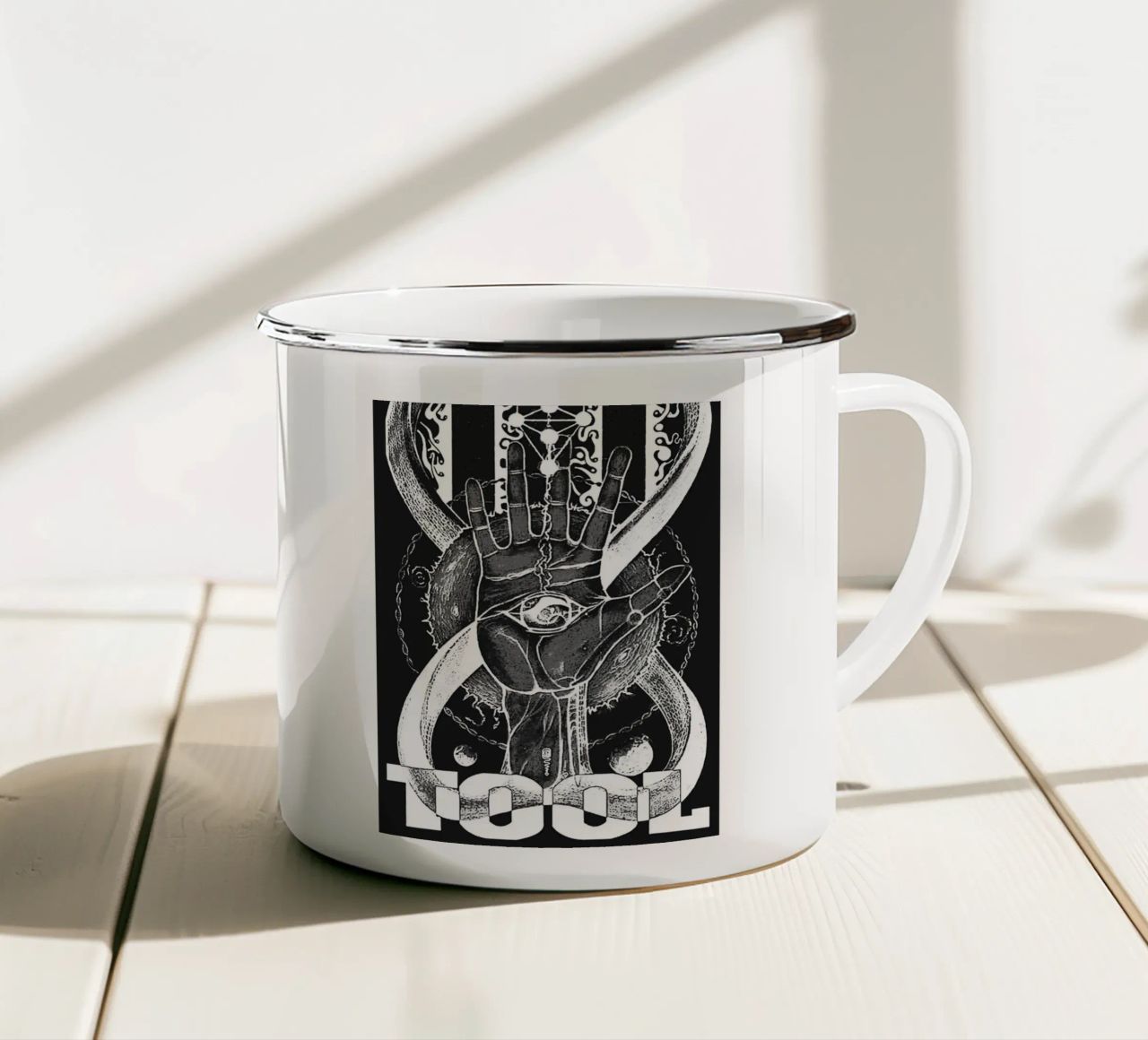 tool band art tazza in smalto da vanhesling