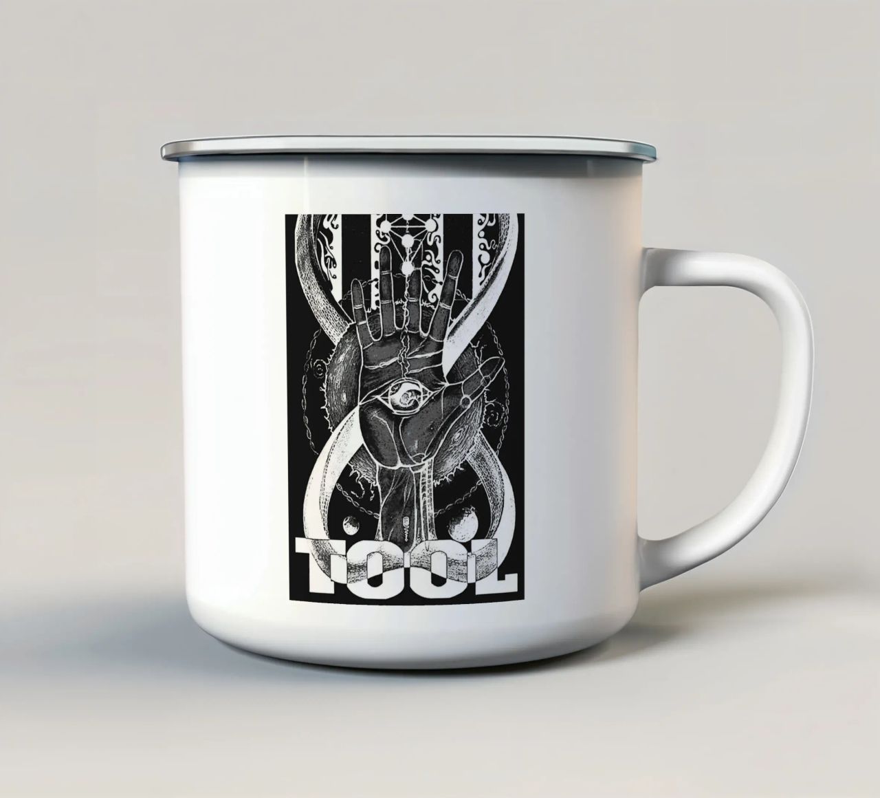 tool band art tazza in smalto da vanhesling