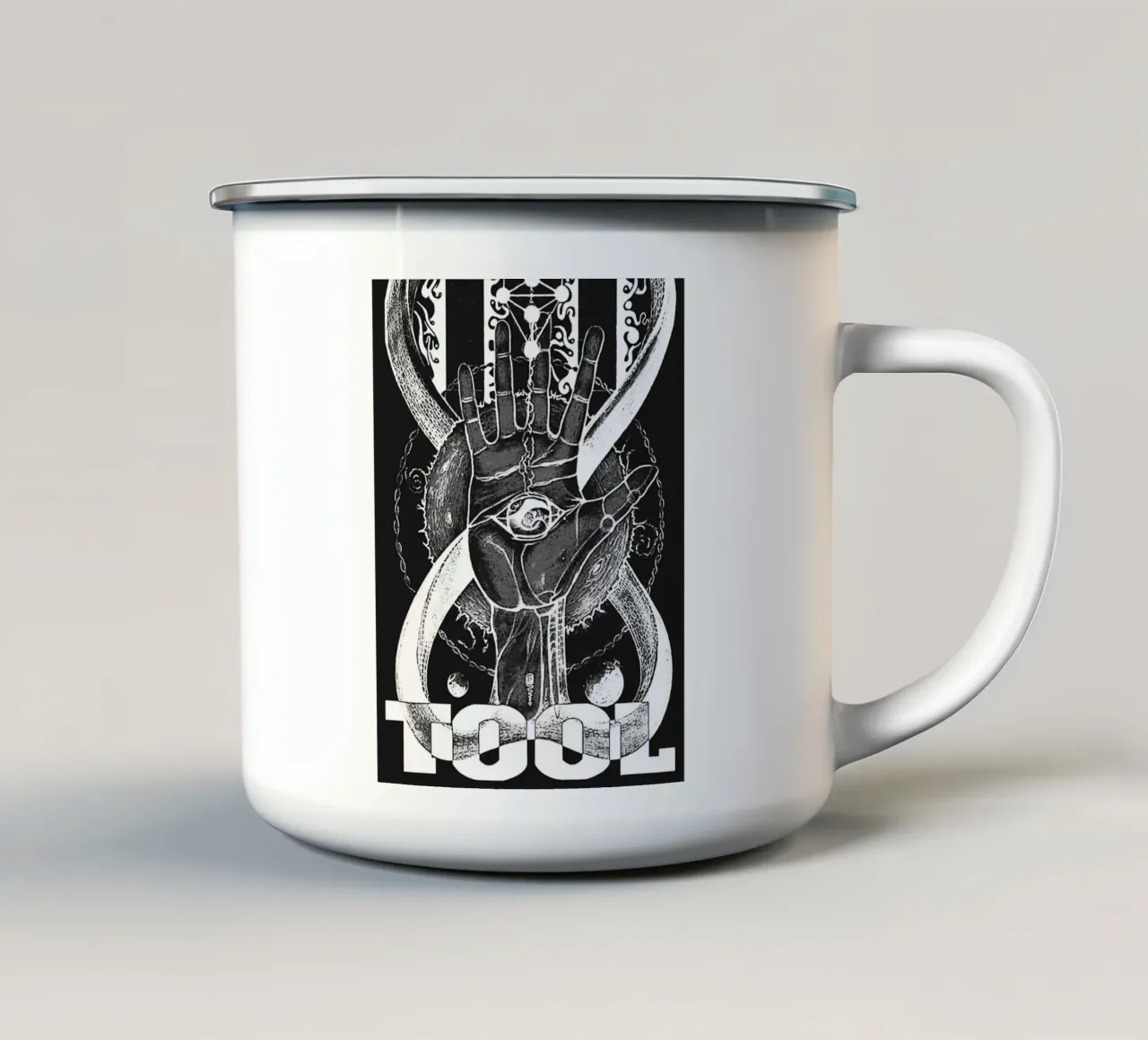 tool band art tazza in smalto da vanhesling