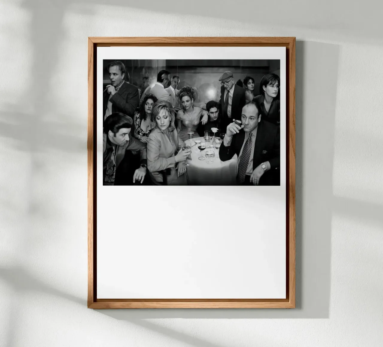 The Sopranos TV alluminio dibond da Black And White