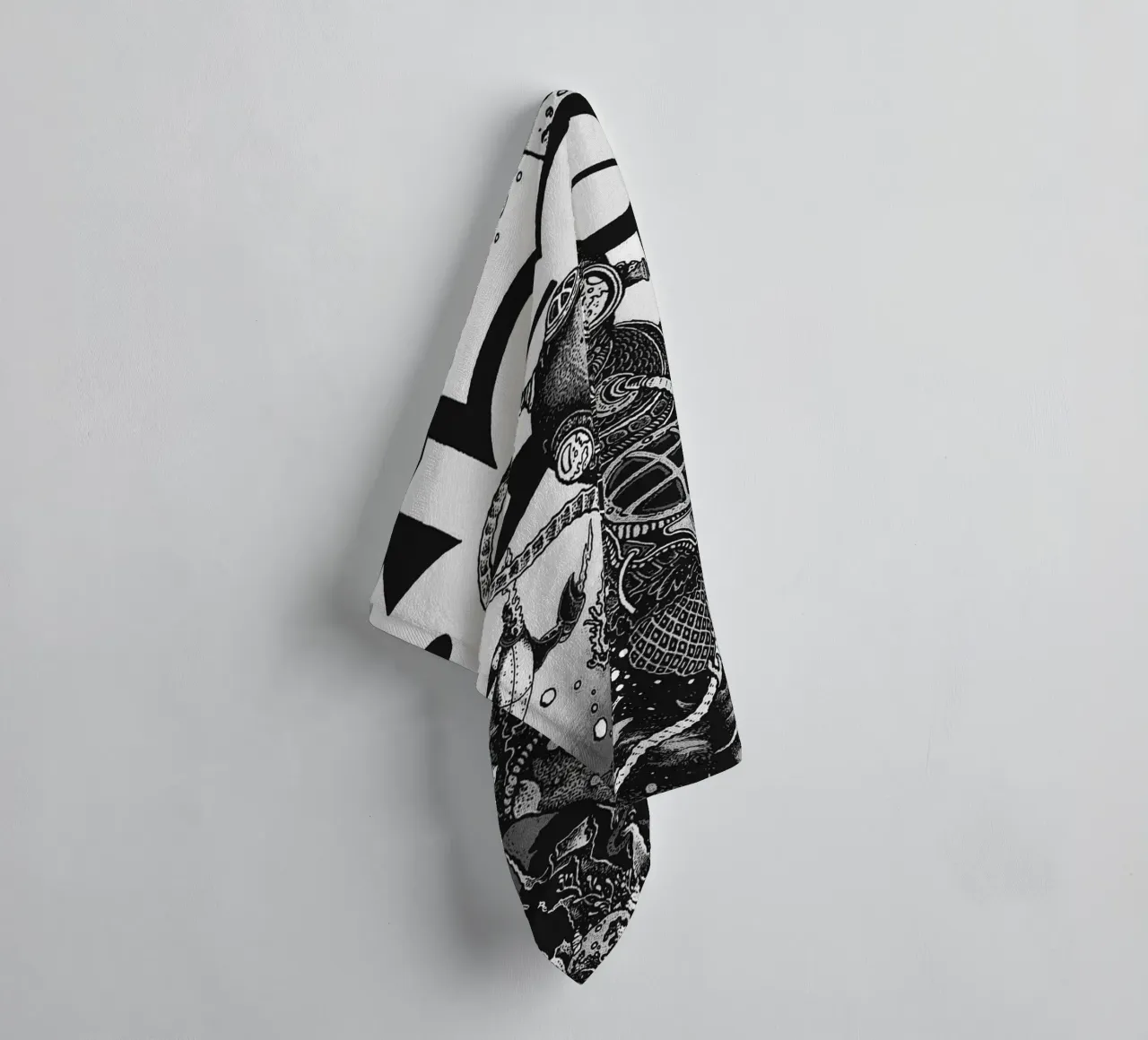 sleep poster towel by vanhesling