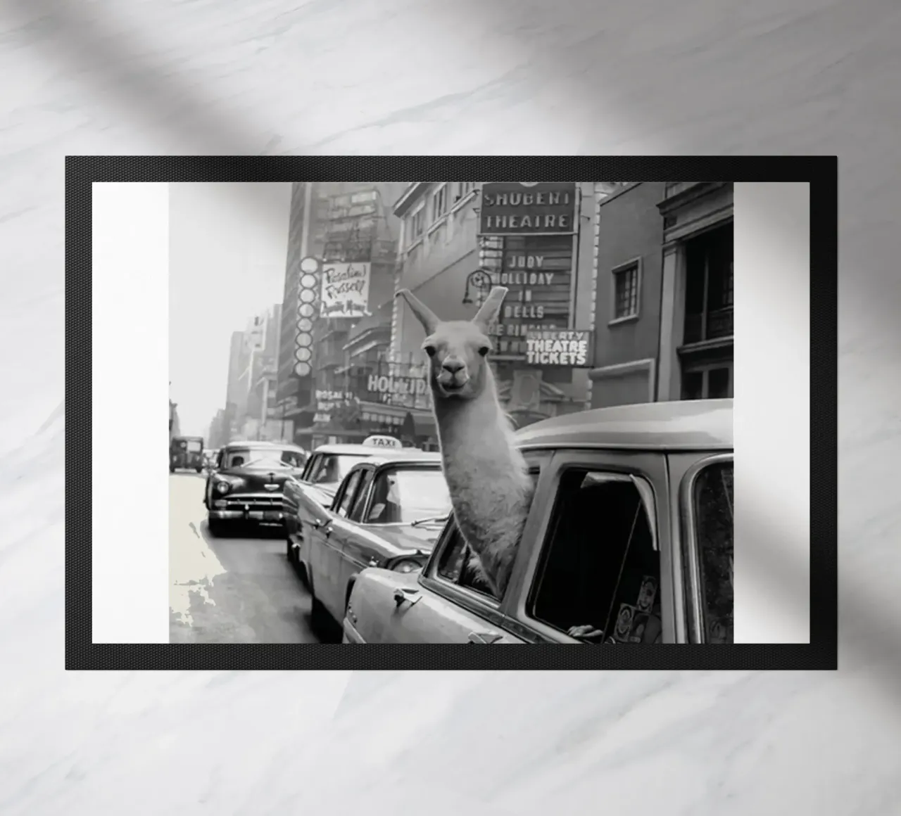 Lama in taxi zerbino da Black And White
