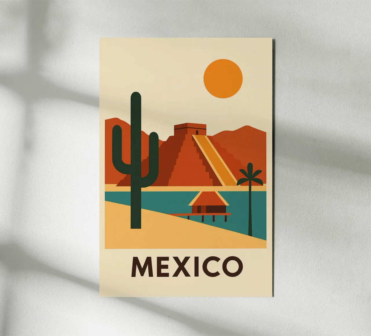 Grafica e solare Messico alluminio dibond da JETLAG | affiches voyage