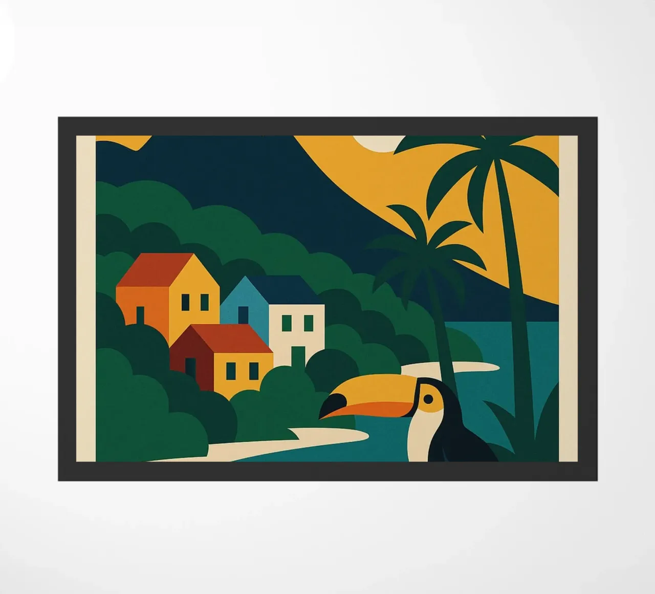 La Colombia selvaggia e colorata zerbino da JETLAG | affiches voyage
