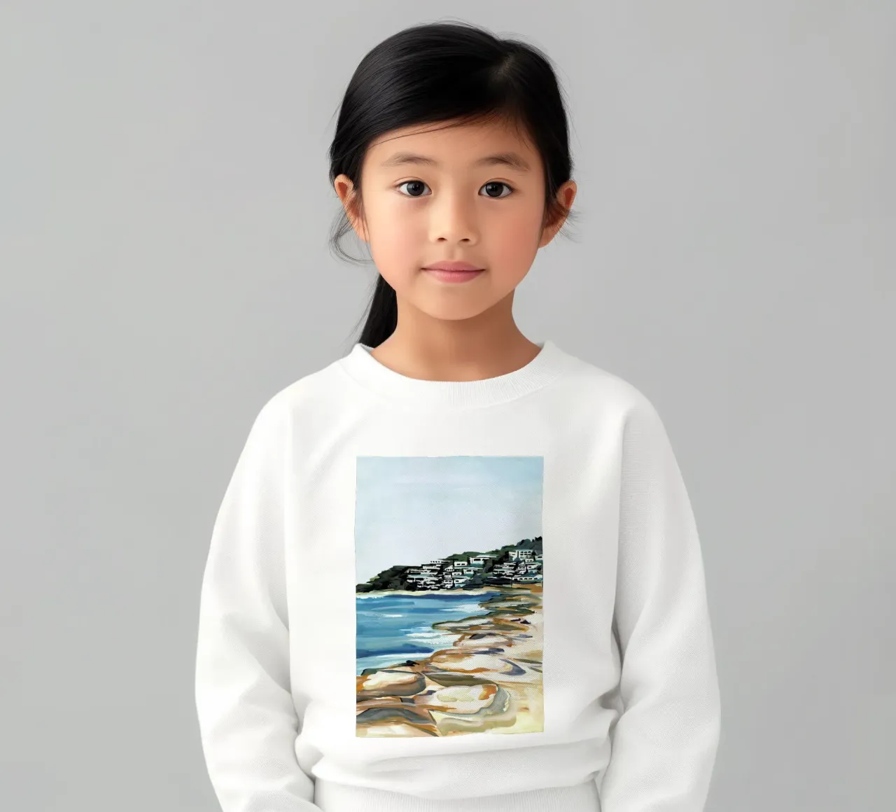 Seaside felpa bambino da Laura Page
