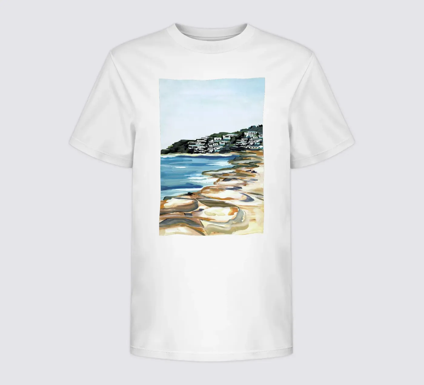 Seaside t-shirt bambini da Laura Page